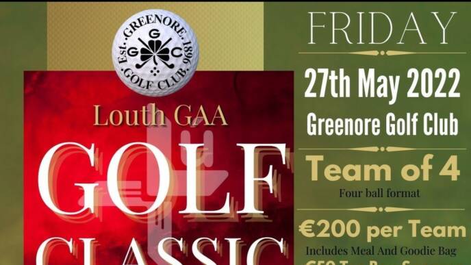 Louth GAA Golf Classic 2022